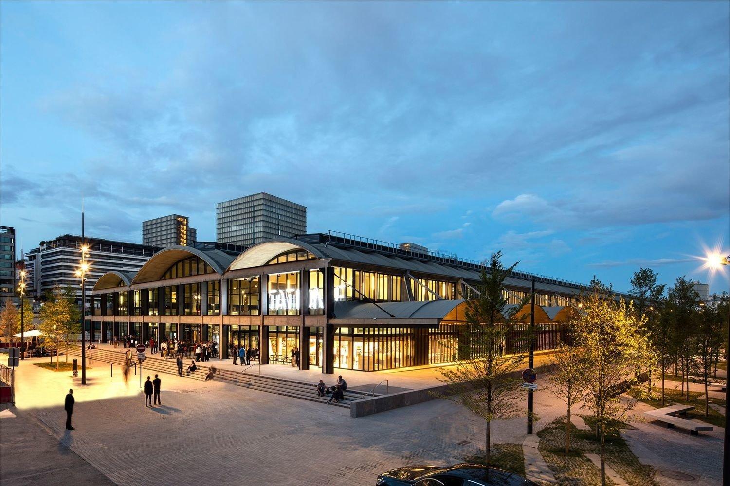 Station F startup campus exterior in Paris